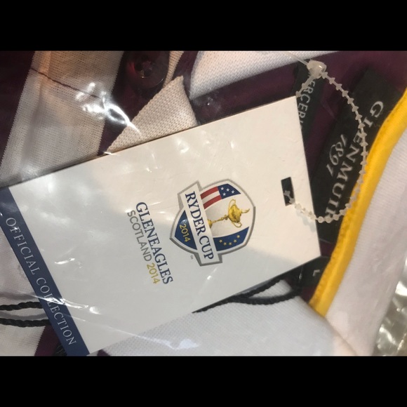 NWT Glenmuir Europe Ryder Cup Golf Polo Large - Picture 3 of 5